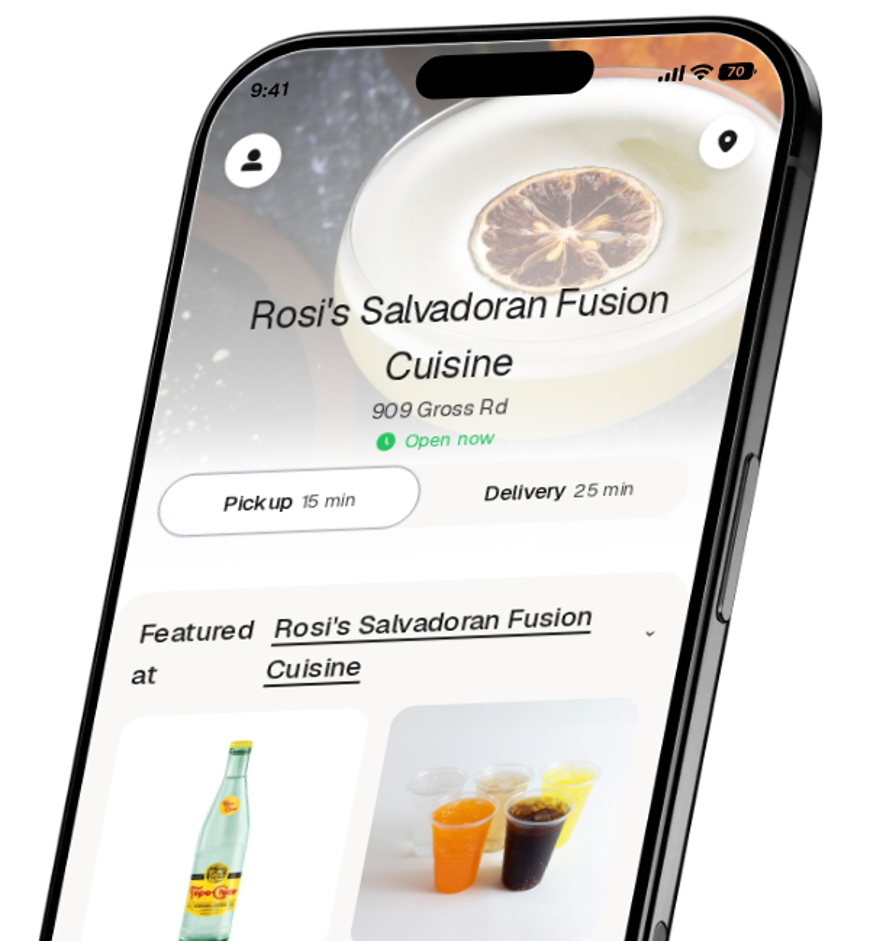 Rosi's Salvadoran Fusion Cuisine app preview